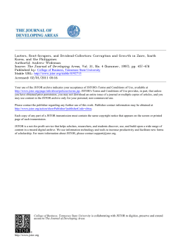 Looters, Rent-Scrapers, and Dividend-Collectors