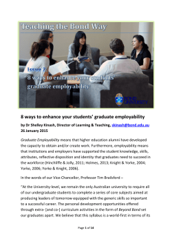 8 ways to enhance your students` graduate