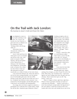 On the Trail with Jack London: