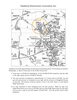 Directions to Sandstone - Sandstone HOA, Home Page