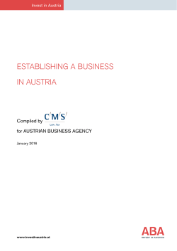 Starting Business in Austria - ABA