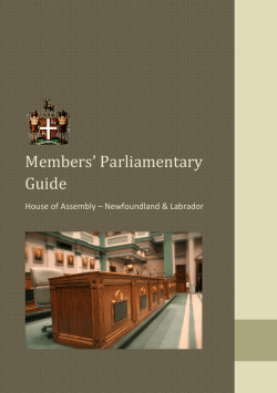 Members` Parliamentary Guide