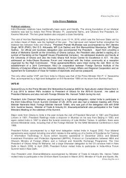 Ghana - The Ministry of External Affairs