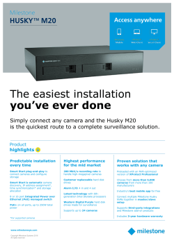 Milestone Husky - Milestone Systems