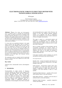 Electromagnetic Forces in Induction Motor With