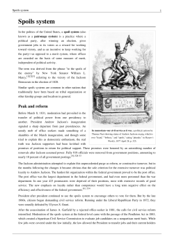 Spoils system