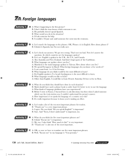 Unit 7 - Cambridge University Press