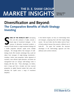 Diversification and Beyond