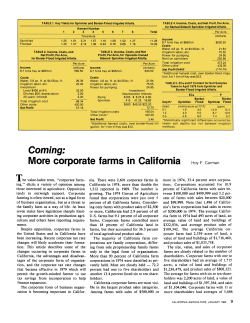 corporate farms in California