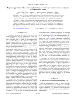 Proposed approximation for contact angles in Shan-and-Chen