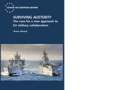 The case for a new approach to EU military collaboration