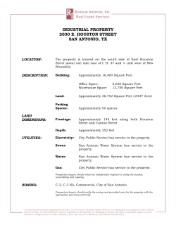 industrial property 2030 e. houston street san antonio, tx