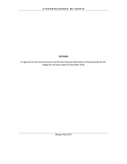 Decision on adoption