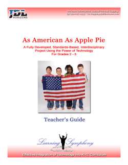 phase one: america`s symbols - Learning Symphony by JDL Horizons