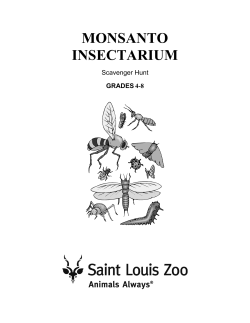 monsanto insectarium