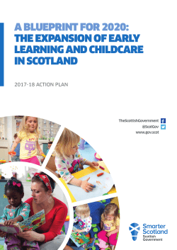 A Blueprint for 2020: The Expansion of Early Learning and