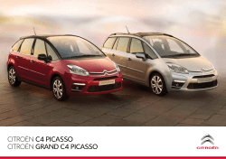 CITRO&Euml;N C4 PICASSO CITRO&Euml;N GRAND C4 PICASSO