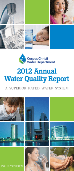 2012 Annual Water Quality Report
