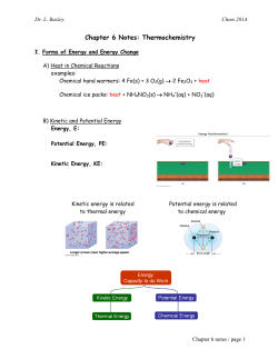 Chapter 6 notes