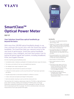 OLP-57 SMART FTTx/PON Selective Optical Power Meter