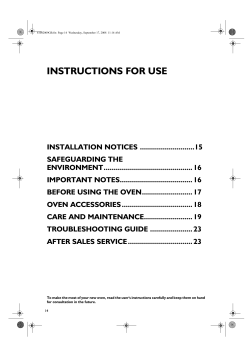 instructions for use