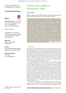 Collective action problem in heterogeneous groups