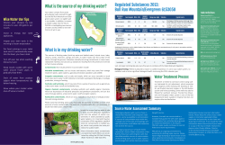 Bull Run Mountain/Evergreen 6153050 What is in my drinking water?