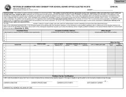 indiana petition of nomination for federal