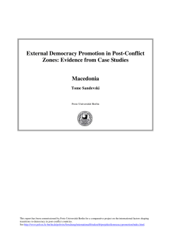 Final Report Macedonia