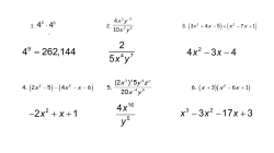 4 262,144 = 2 5x y 2 1 x x - + + 4x y 3 17 3 x x x -