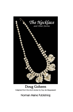 Doug Goheen - Norman Maine Plays