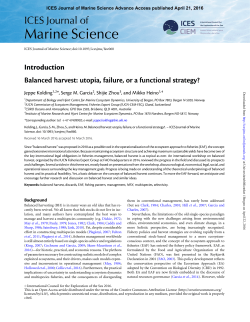 Balanced harvest: utopia, failure, or a functional strategy?