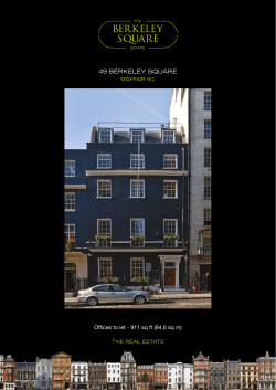 49 BERKELEY SQUARE Offices to let