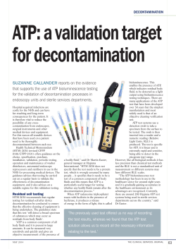 ATP: A Validation Target for Decontamination