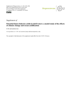 Supplement - Biogeosciences