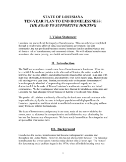 STATE OF LOUISIANA TEN