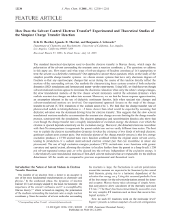 How Does the Solvent Control Electron Transfer?