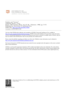 Pushkin and "Carmen"