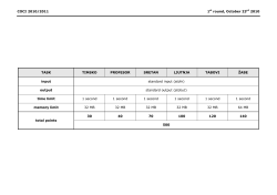 COCI 2010/2011, 1st round, Tasks