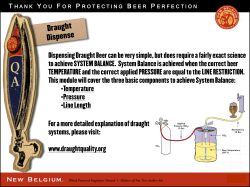 to achieve SYSTEM BALANCE. System Balance is achieved