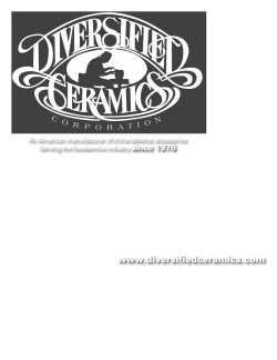 since 1976 - Diversified Ceramics