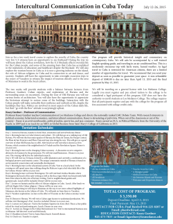 Intercultural Communication in Cuba Today