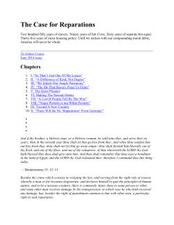 The Case for Reparations
