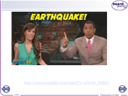 Earthquakes - Newcastle School for Boys