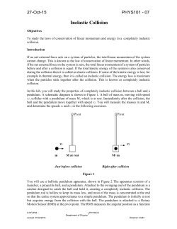 Inelastic Collision