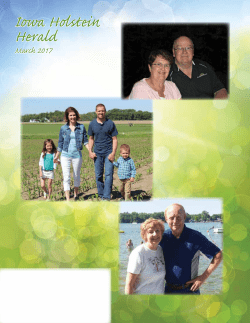 Iowa Holstein Herald - Iowa Holstein Association