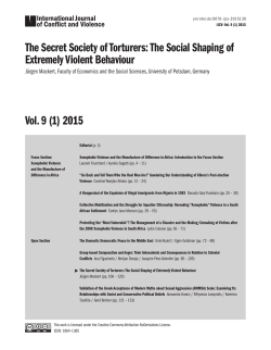The Secret Society of Torturers: The Social Shaping of Extremely
