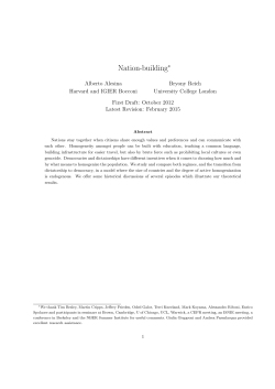 Nation-building - Harvard University