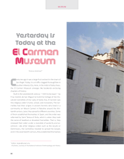 El Carmen Museum - Revistas