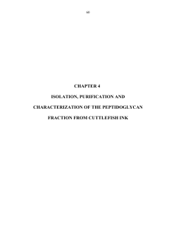 chapter 4 isolation, purification and characterization